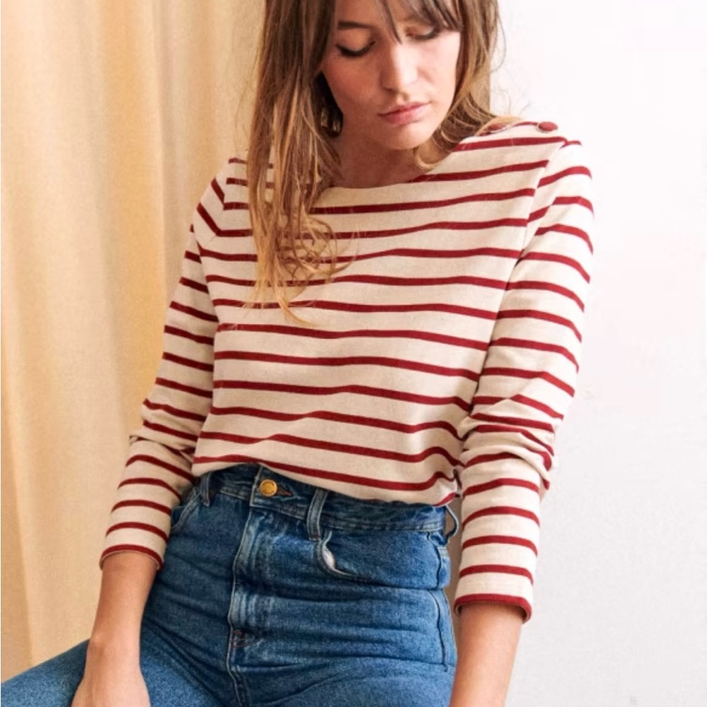 Sezane COLETTE MARINIÈRE top XS LIKE NEW